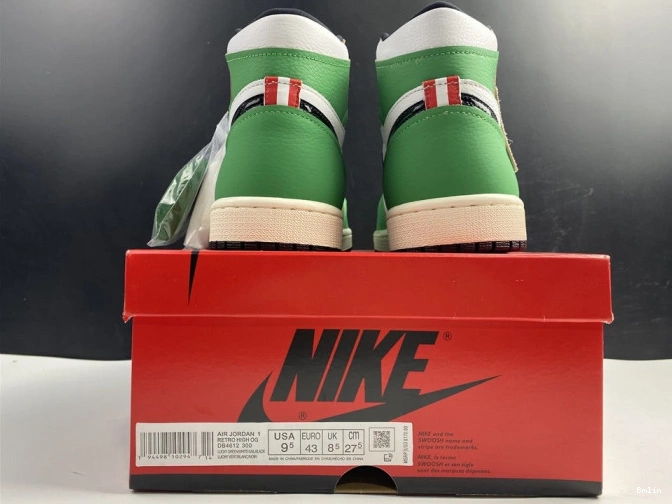 Bmlin Shoes Green 1 Retro Air Jordan DB4612-300 Lucky High 0811